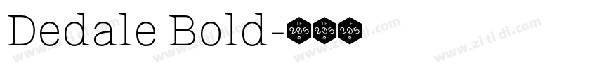 Dedale Bold字体转换 Dedale Bold字体转换
